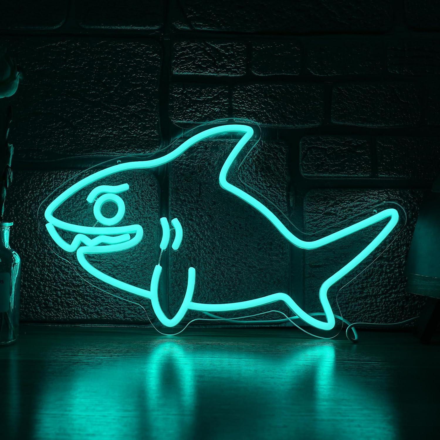 Marine Zoo - Haai Neonlicht USB Dimbaar LED-lampje voor