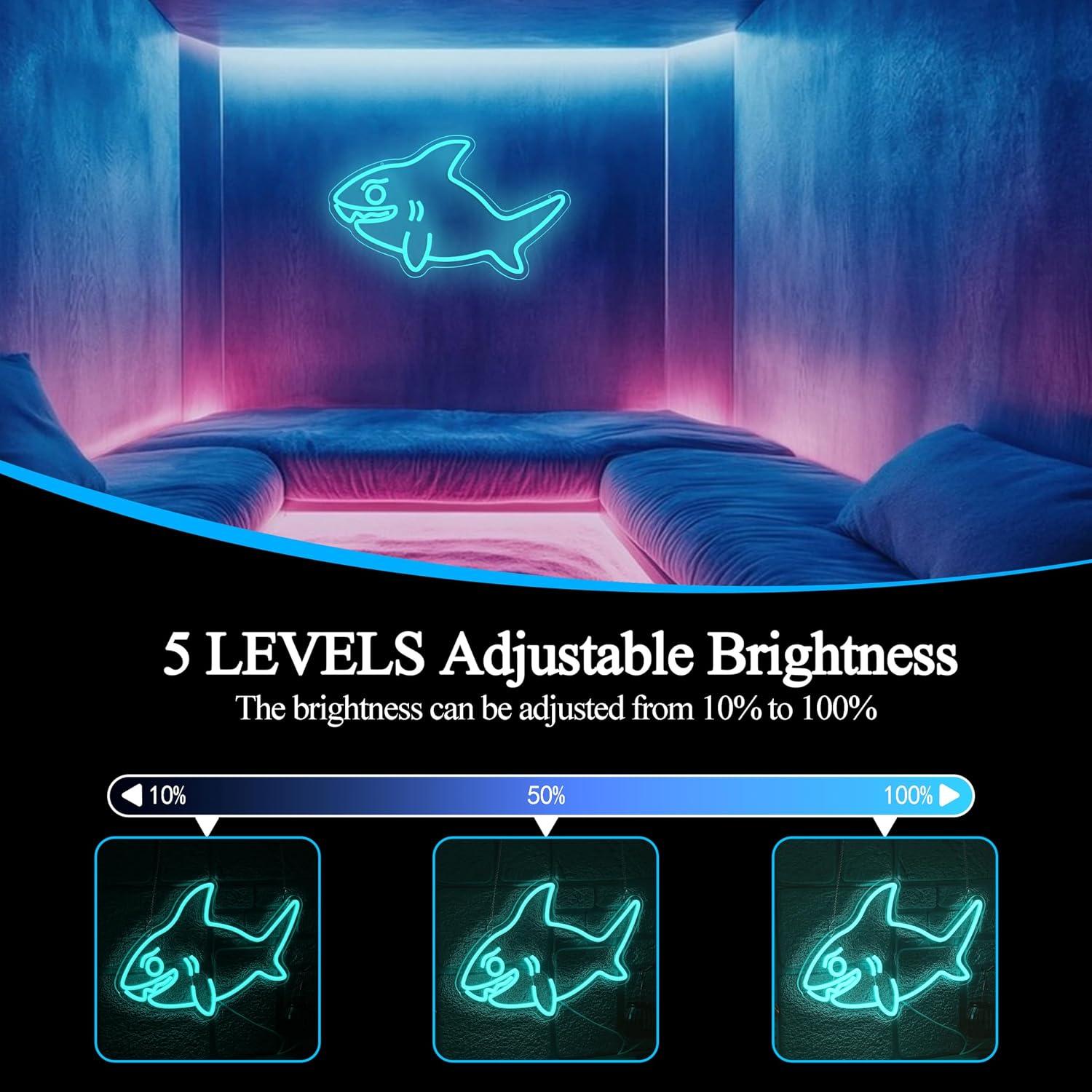Haai Neonlicht USB Dimbaar LED - Marine Zoo recensie en prijs